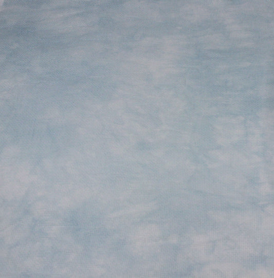 Sky Blue Hand Dyed Fabric by Red Thicket 16 count