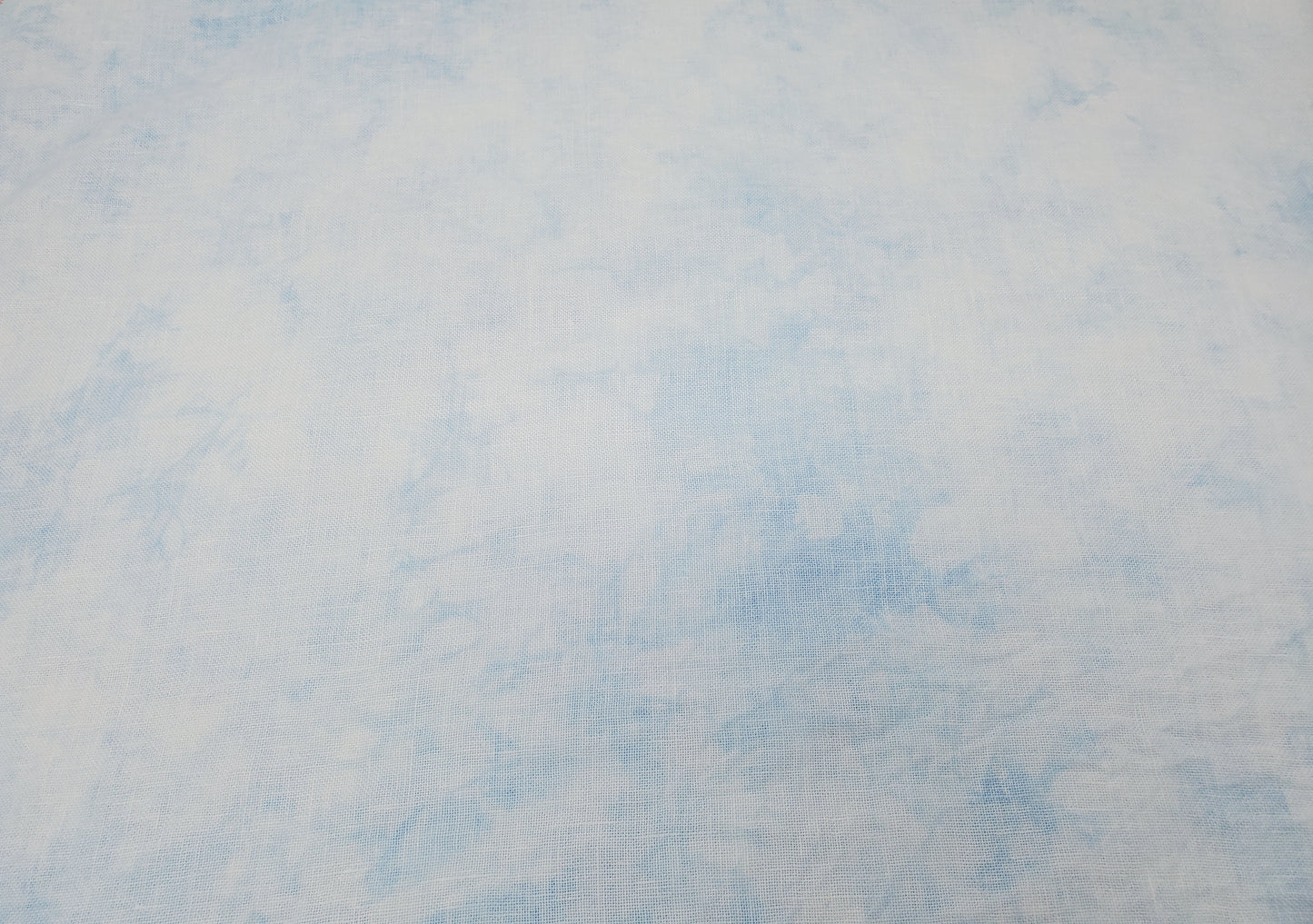 Sky Blue Hand Dyed Fabric by Red Thicket 32 count Linen